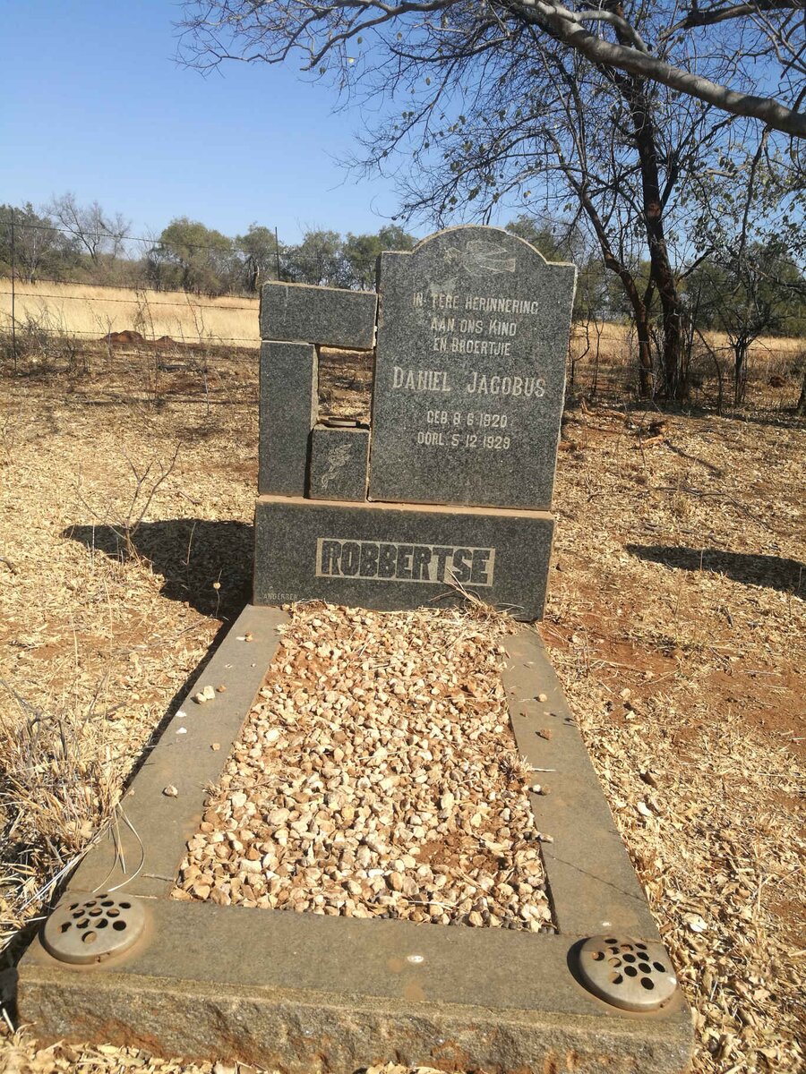 ROBBERTSE Daniel Jacobus 1920-1929