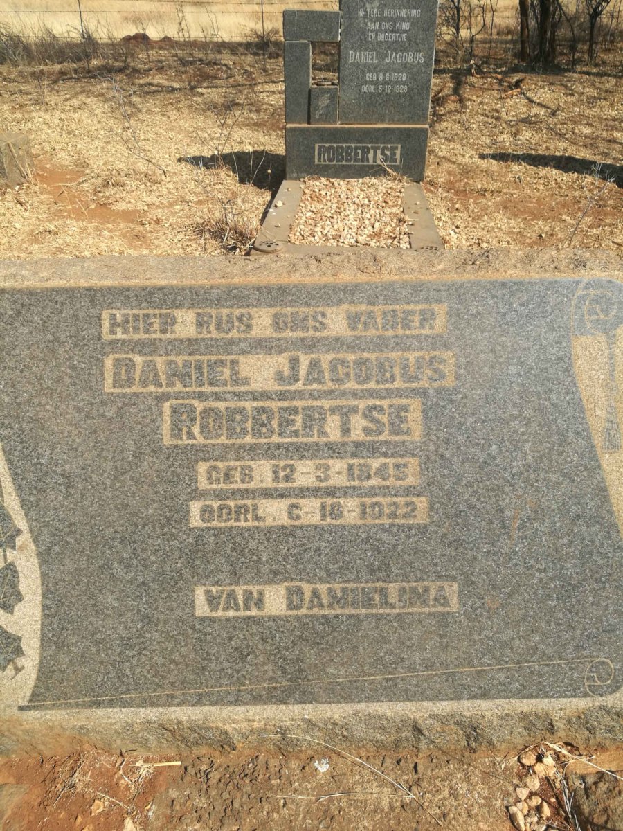 ROBBERTSE Daniel Jacobus 1845-1922