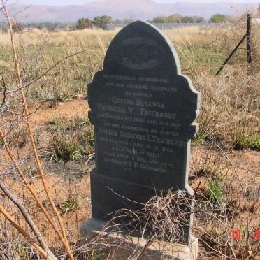 TRICHARDT Gesina Susanna Fredrika W. nee KRUGER 1881-1910 :: TRICHARDT Sophia Susanna L. 1905-1905