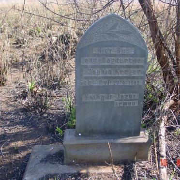 KRUGER Sophia 1909-1909