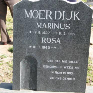 MOERDIJK Marinus 1937-1985 &amp; Rosa 1940-