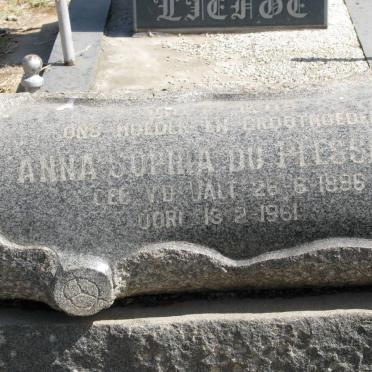 PLESSIS Anna Sophia, du nee VAN DER WALT 1896-1961