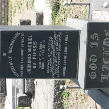 PLESSIS Johannes Michiel, du 1894-1942