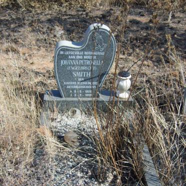 SMITH Johanna Petronella nee ENGELBRECHT 1926-1999