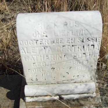 BOTHA Aletta Gertruida Catharina 1943-1944