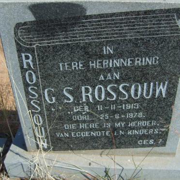 ROSSOUW G.S. 1913-1978