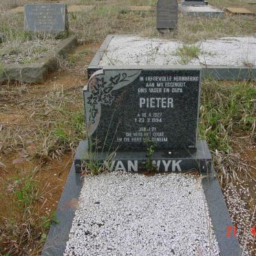 WYK Pieter, van 1927-1994