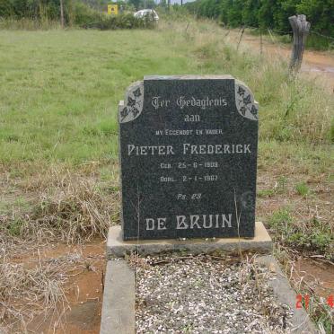 BRUIN Pieter Frederick, de 1909-1967