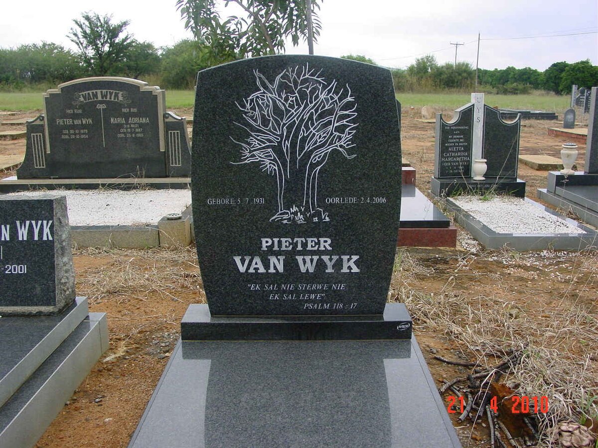 WYK Pieter, van 1931-2006