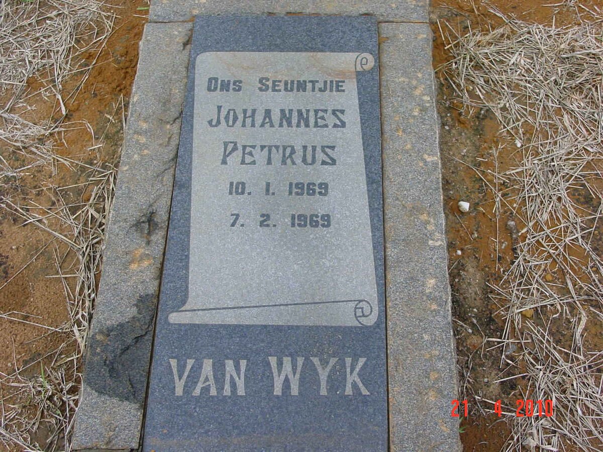 WYK Johannes Petrus, van 1969-1969