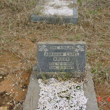 KRUGER Abraham Carel 1946-1947