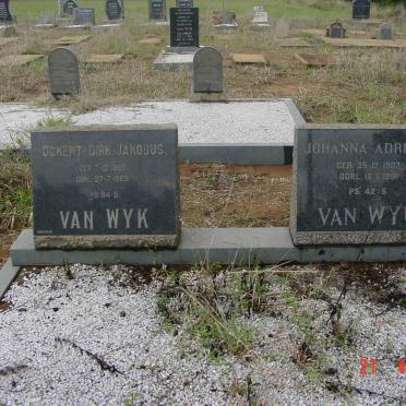 WYK Ockert Dirk Jakobus 1889-1959 &amp; Johanna Adriana 1907-1991