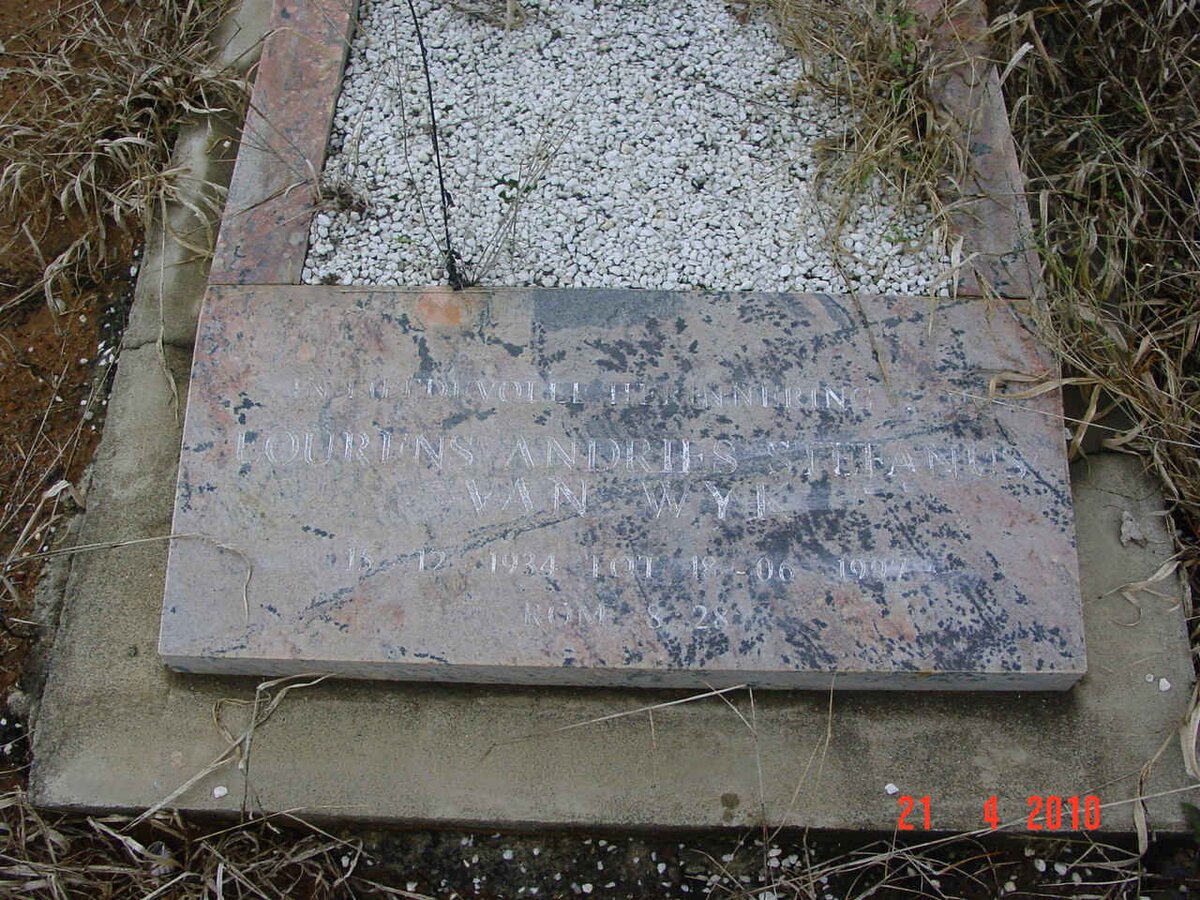 WYK Lourens Andries Stefanus, van 1934-1997