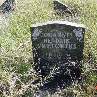 PRETORIUS Johannes Hendrik 1934-1999