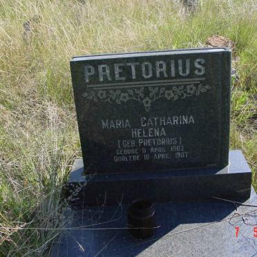 PRETORIUS Maria Catharina Helen nee PRETORIUS 1903-1987