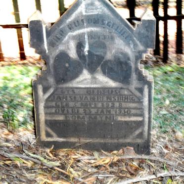 RENSBURG Gys Bertus, Janse van 1928-1930