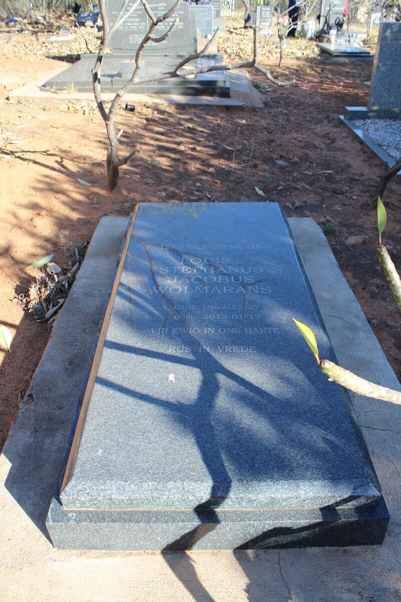 WOLMARANS Louis Stephanus Jacobus 1969-2013