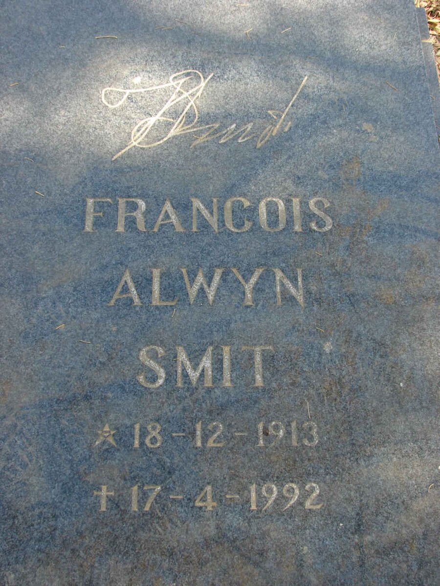 SMIT Francois Alwyn 1913-1992