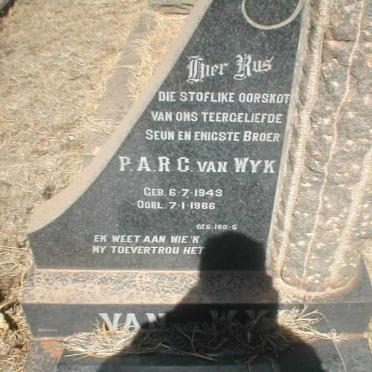 WYK P.A.R.C., van 1943-1966