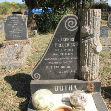 BOTHA Jacobus Frederick 1948-1971