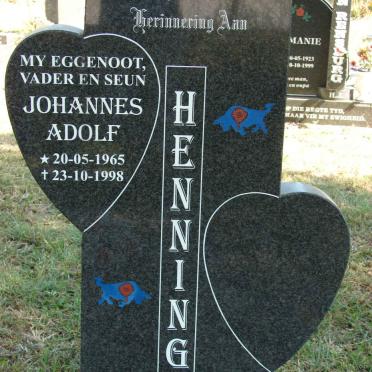 HENNING Johannes Adolf 1965-1998