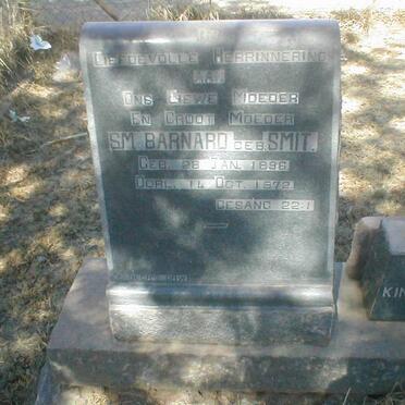 BARNARD S.M. nee SMIT 1896-1972