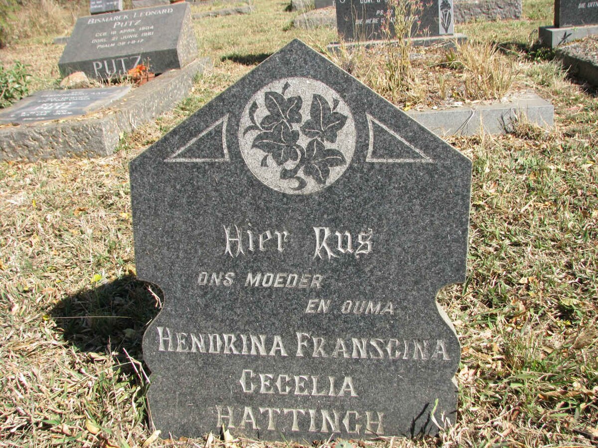 HATTINGH Hendrina Franscina Cecelia ?