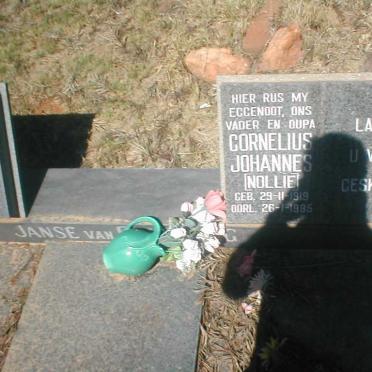 RENSBURG Cornelius Johannes, Janse van 1919-1985