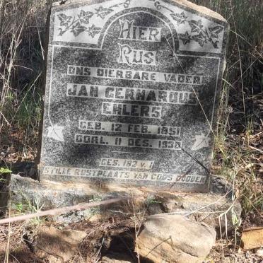 EHLERS Jan Gerhardus 1851-1930