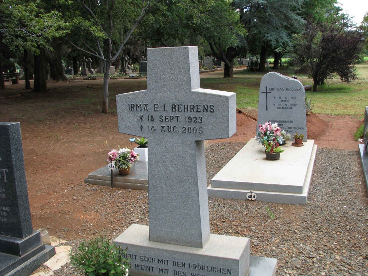 BEHRENS Irma E.I. 1923-2005