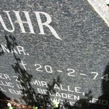 BUHR Karl 1887-1974
