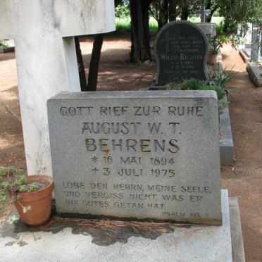 BEHRENS August W.T. 1894-1975