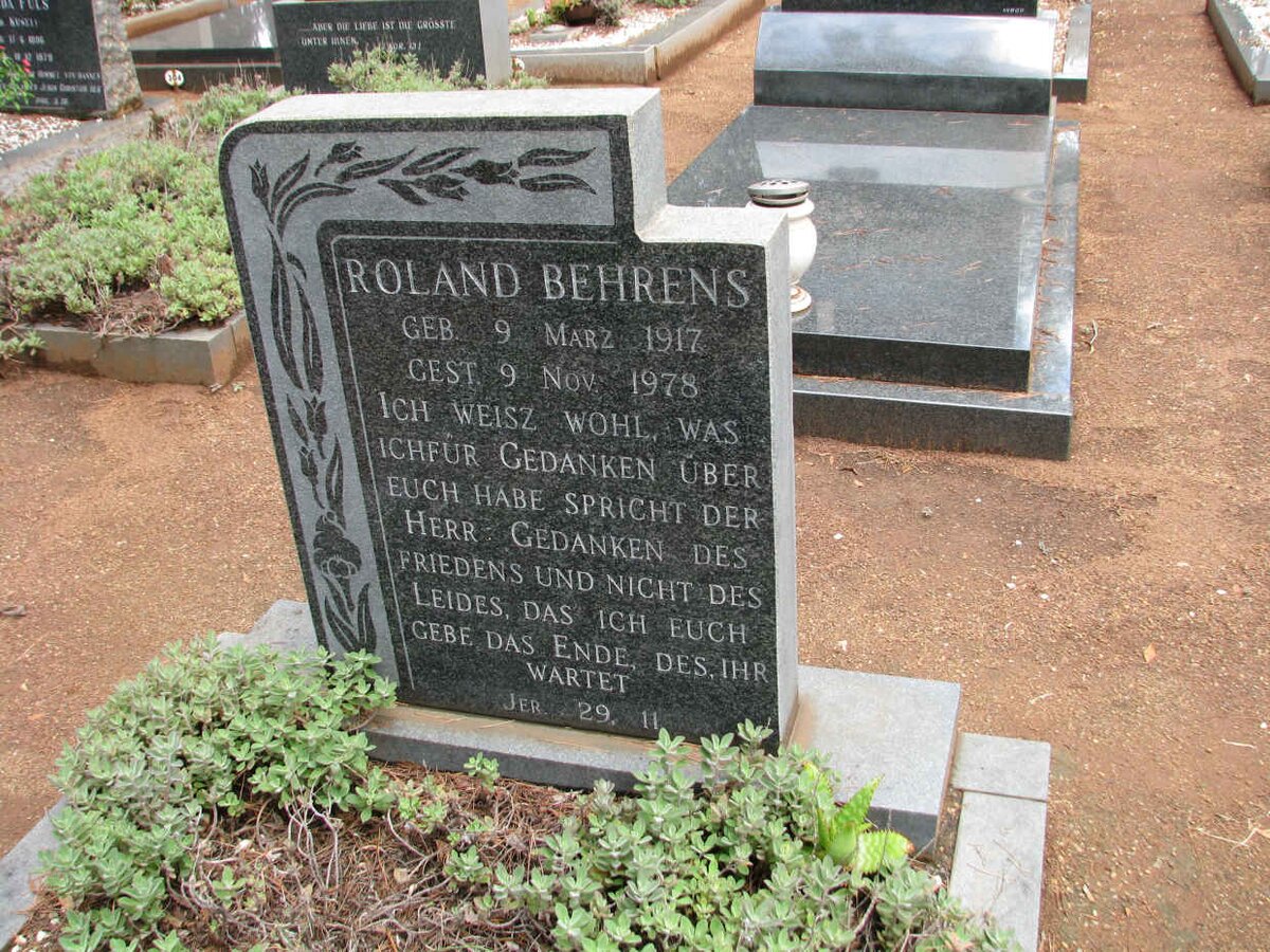 BEHRENS Roland 1917-1978