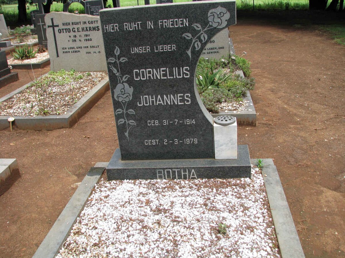 BOTHA Cornelius Johannes 1914-1979