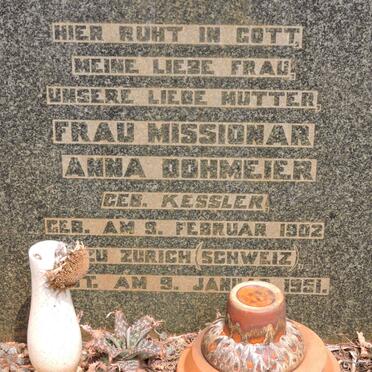 DOHMEIER Anna nee KESSLER 1902-1951