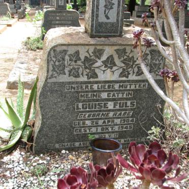 FULS Louise nee RABE 1904-1945