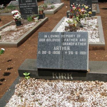 KIRK Arthur 1906-1981