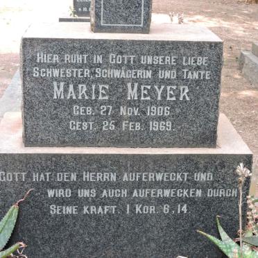 MEYER Marie 1906-1969