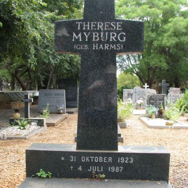 MYBURGH Therese nee HARMS 1923-1987