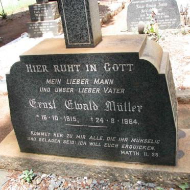 MULLER Ernst Ewald 1915-1964