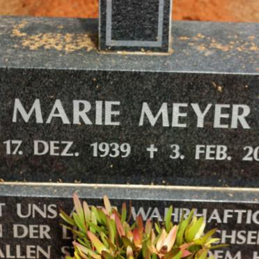 MEYER Marie 1939-2010