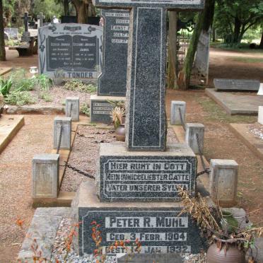 MUHL Peter R. 1904-1932 :: MUHL Sylvia nee MUHL 1932-2008 :: MUHL Peter Jahn Erik 1965-2011