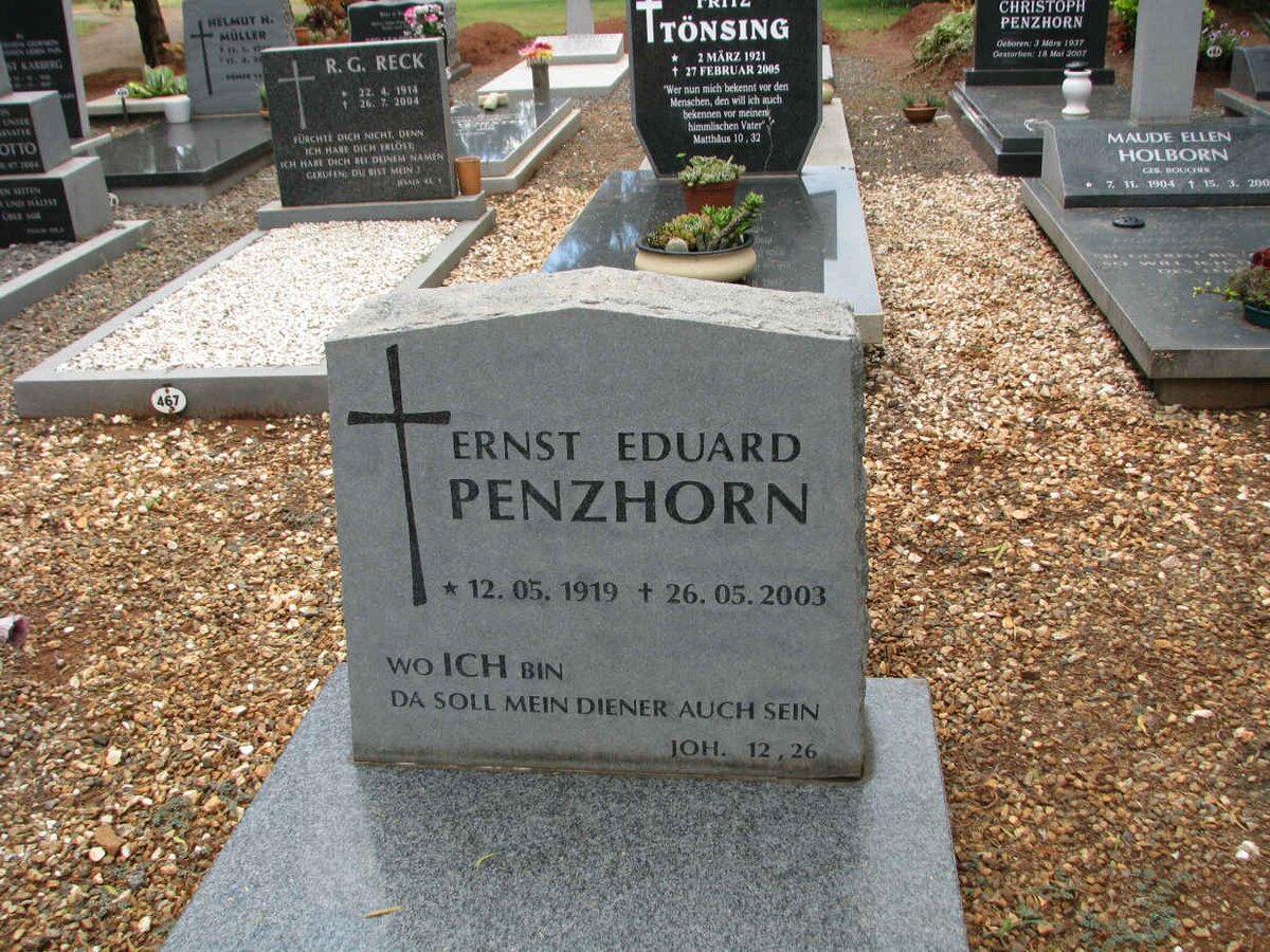 PENZHORN Ernst Eduard 1919-2003