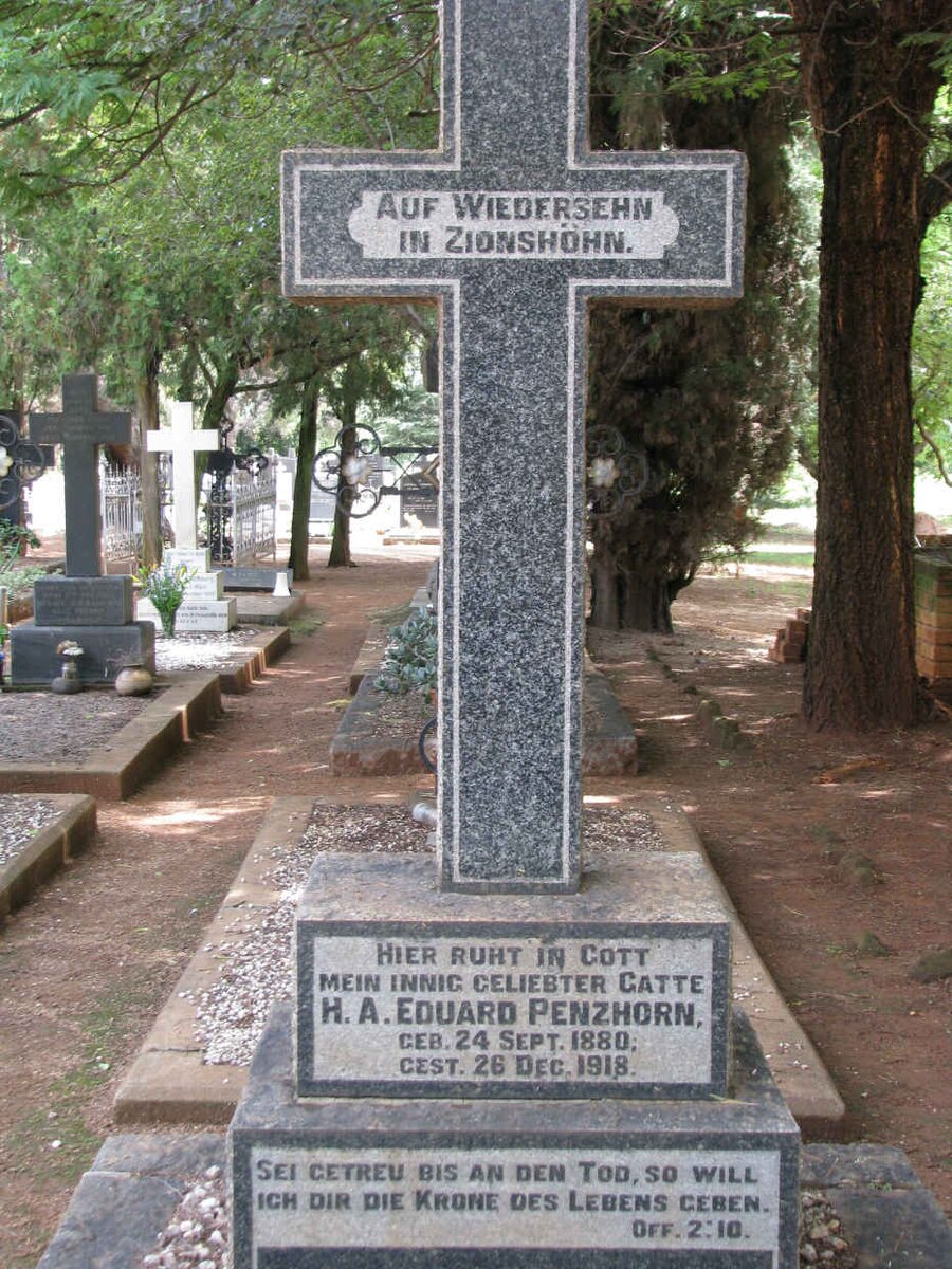 PENZHORN H.A. Eduard 1880-1918