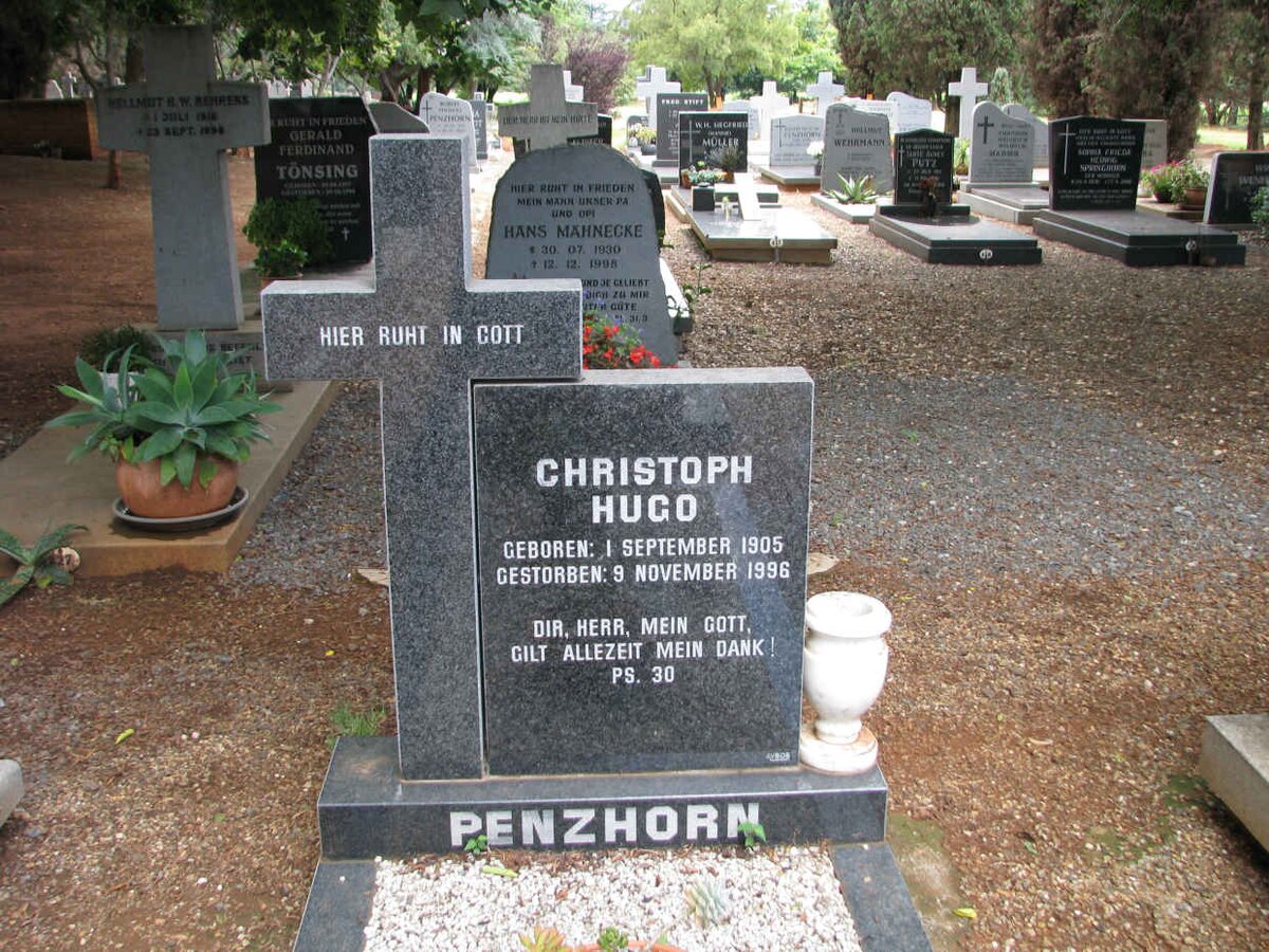 PENZHORN Christoph Hugo 1905-1996