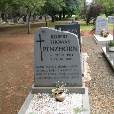 PENZHORN Robert Thomas 1971-2003