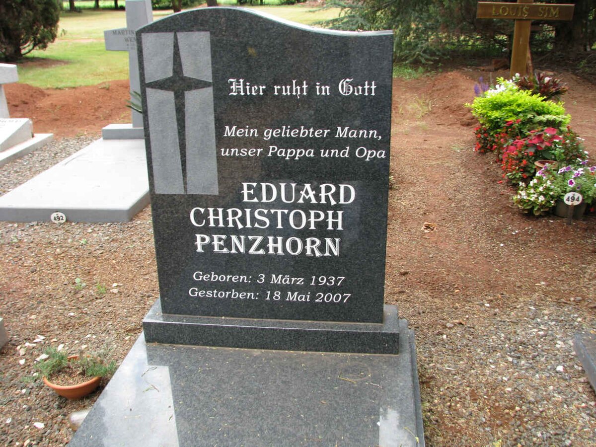 PENZHORN Eduard Christoph 1937-2007