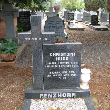 PENZHORN Christoph Hugo 1905-1996
