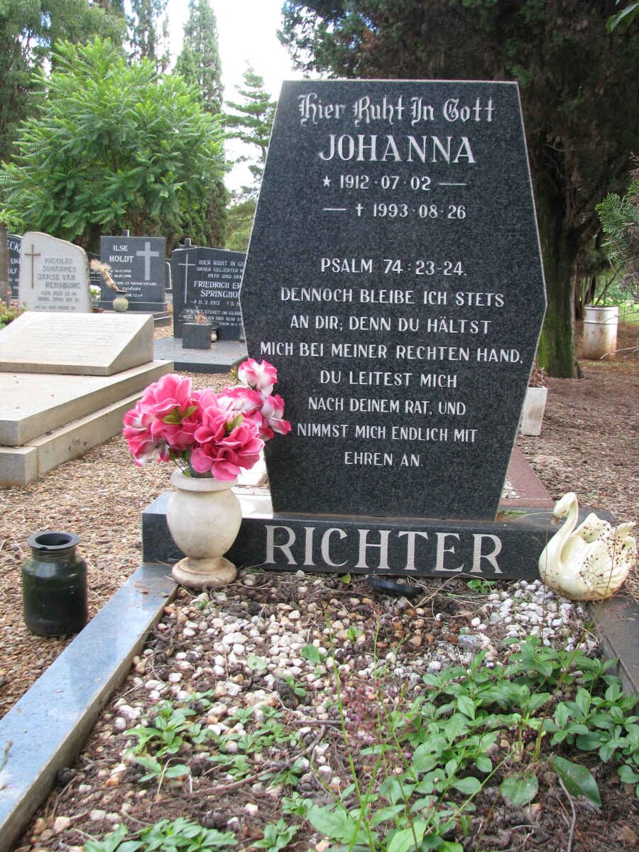 RICHTER Johanna 1912-1993