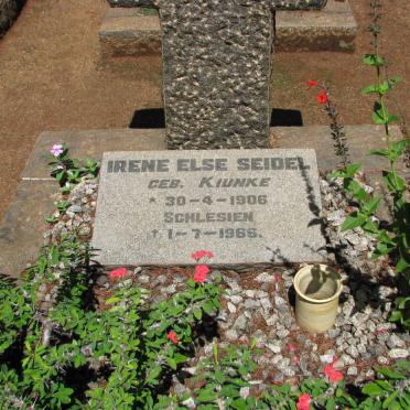 SEIDEL Irene Else nee KIUNKE 1906-1966